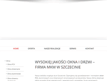 Tablet Screenshot of mkm-okna.pl